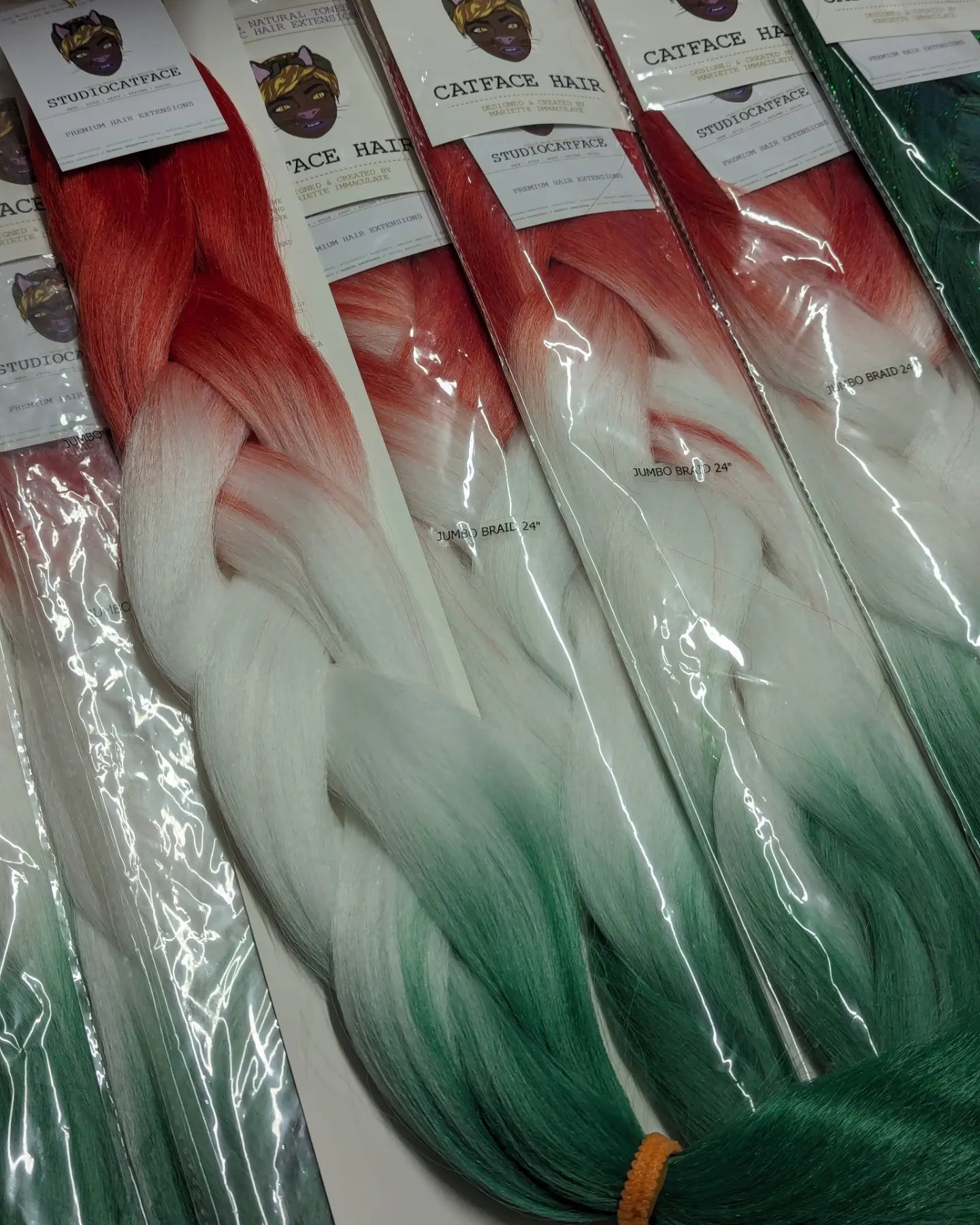 5 packs of Pink bright green ombré braiding hair *NWT* Amazon.com : HAIRCUBE Ombre Braiding Hair 24 Inch 3 Packs  main image 4