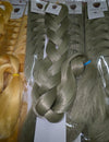 OLIVE GREEN ONE TONE BRAIDING HAIR 165G* Large pack