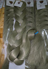 OLIVE GREEN ONE TONE BRAIDING HAIR 165G* Large pack