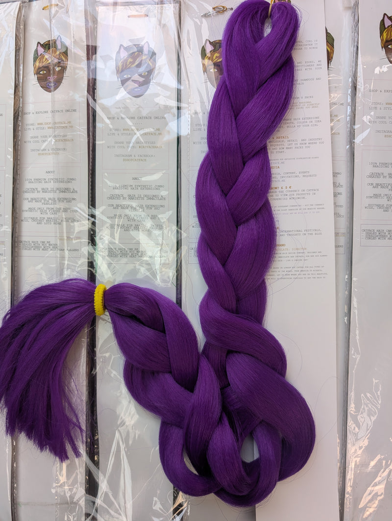 PURPLE RICH Braiding hair 42 INCHES - 165g
