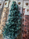 BLUE & SEA GREEN CURLY HAIR -  CROCHET & BOHO BRAIDS 24 INCHES
