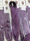 CATFACE HAIR BROWN LILAC SOFT OMBRE JUMBO BRAIDING HAIR