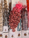 PINK FANCY CURLY HAIR -  CROCHET & BOHO BRAIDS 24 INCHES