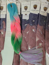 FLORAL CRUSH FOUR TONE TINSEL OMBRE JUMBO BRAIDING HAIR