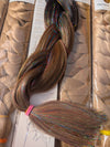TINSEL BLACK CHOCO BROWN OMBRE JUMBO BRAIDING HAIR