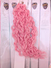 CLASSIC PINK CURLY HAIR -  CROCHET & BOHO BRAIDS 24 INCHES