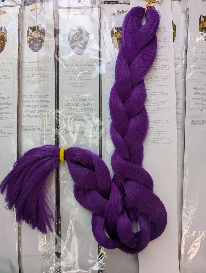 PURPLE RICH Braiding hair 42 INCHES - 165g