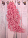 CLASSIC PINK CURLY HAIR -  CROCHET & BOHO BRAIDS 24 INCHES