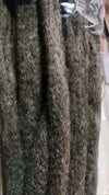 BLACK DARK GREY OMBRE LARGE ROUGH FAUX DREAD LOCS  CROCHET BRAIDS 24 INCHES CATFACE HAIR
