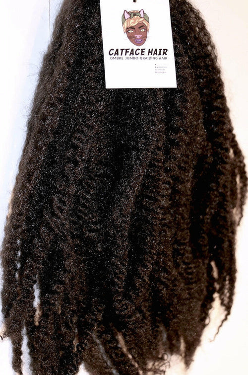 CATFACE MARLEY BRAID HAIR - DARKEST BROWN | CROCHET BRAIDS | FAUX LOCS