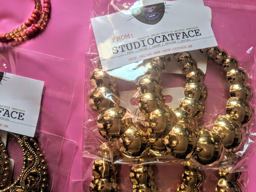 Catface Earrings - BUBBLE HOOPS