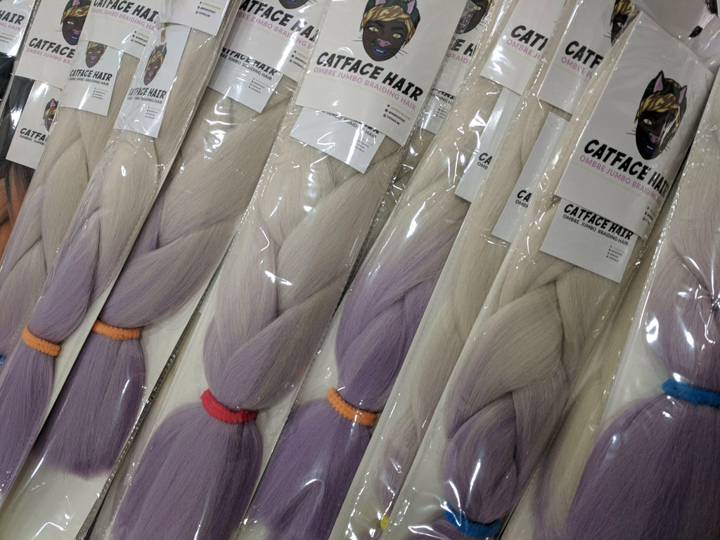 BLONDE LILAC OMBRE -  16 INCHES CATFACE HAIR.