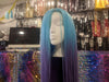 Powder Blue Lilac Ombre Wig.