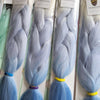CATFACE HAIR BLONDE & SEA BLUES THREE TONE OMBRE JUMBO BRAIDING HAIR