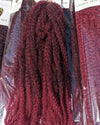 CATFACE MARLEY BRAID HAIR - BROWN AND BURGUNDY OMBRE | CROCHET BRAIDS | FAUX LOCS