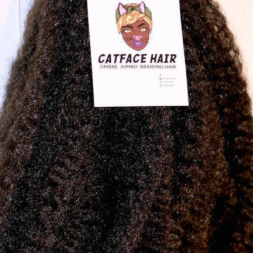 CATFACE MARLEY BRAID HAIR - DARKEST BROWN | CROCHET BRAIDS | FAUX LOCS