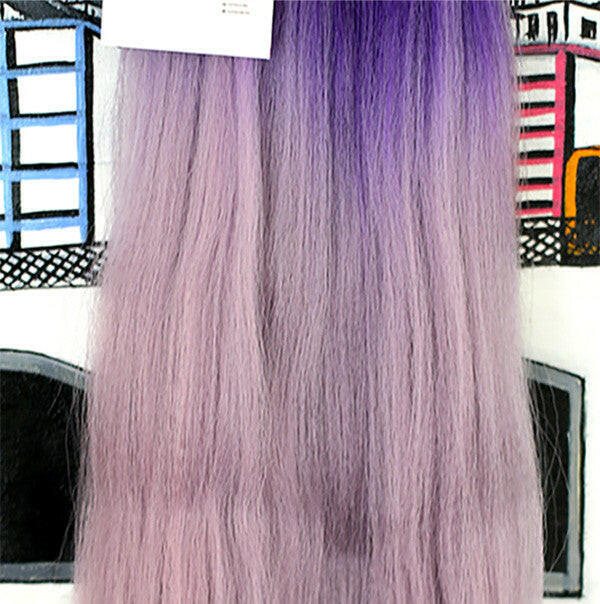 CATFACE HAIR PURPLE CANDY OMBRE BRAIDING HAIR - 16 INCHES