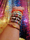 African Queen Embellished & Coral Bangles Bracelets Coral Beads SET / MIX PACK.