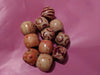 STUDIO CATFACE HAIR CHARMS DREAD LOC BEADS - WOODEN FLORALS