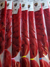 STRAWBERRY FLAME - RED ONE TONE JUMBO BRAIDING HAIR 42 INCHES FOLDED LENGTH - 165G