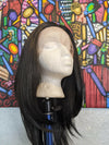 BLACK LACE FRONT SYNTHETIC WIG 14 INCHES
