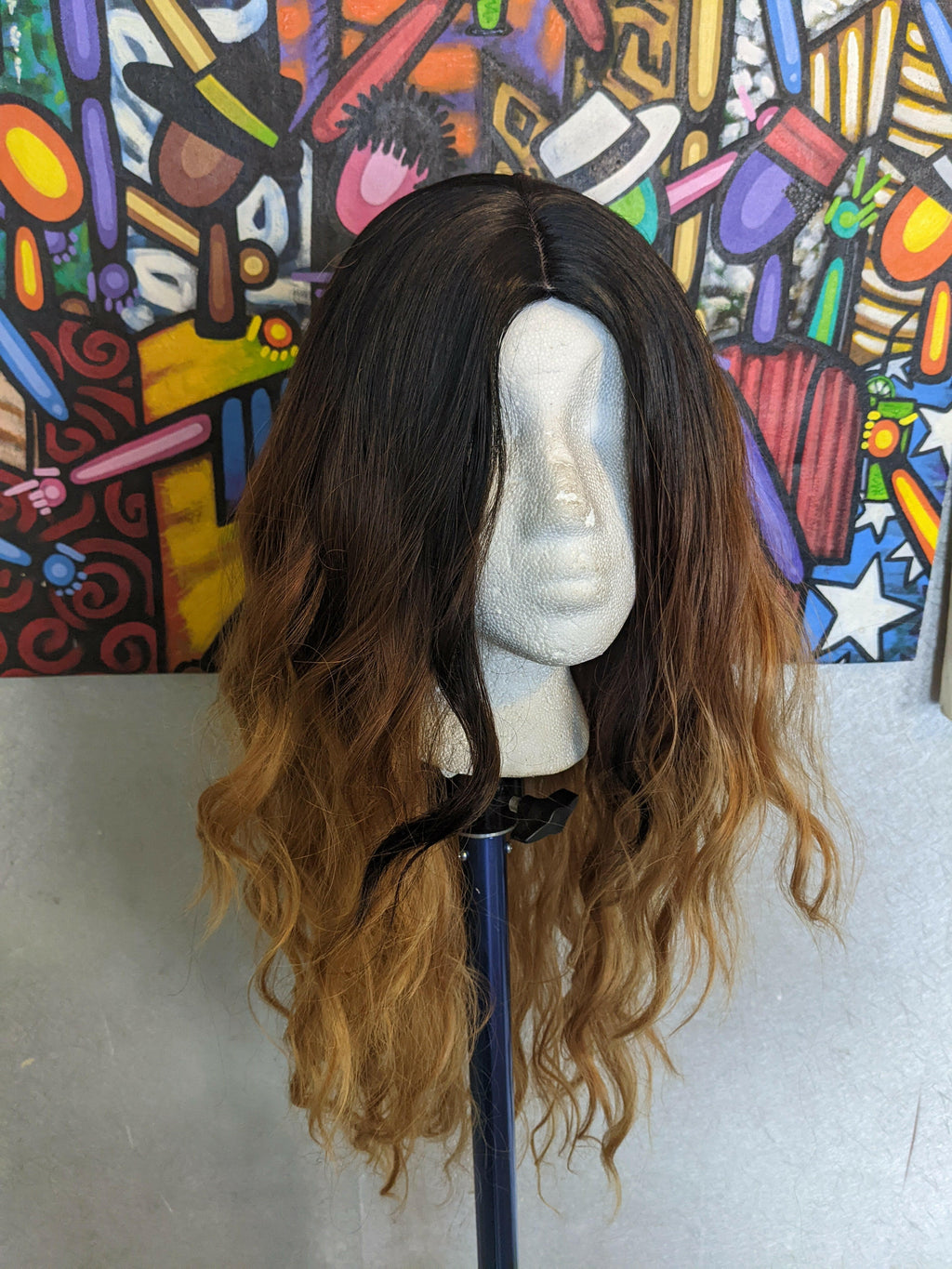 CATFACE BROWN CARAMEL OMBRE SOFT WAVE WIG