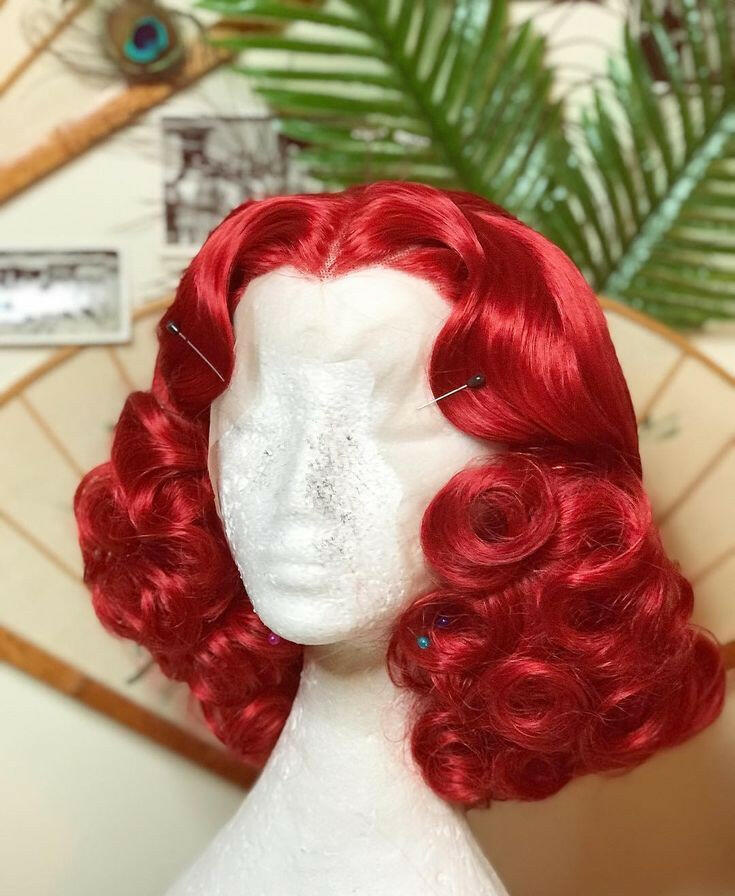 CATFACE HAIR HUMAN HAIR BRAZILLIAN LACE FRONT RUBY RICH WIG.